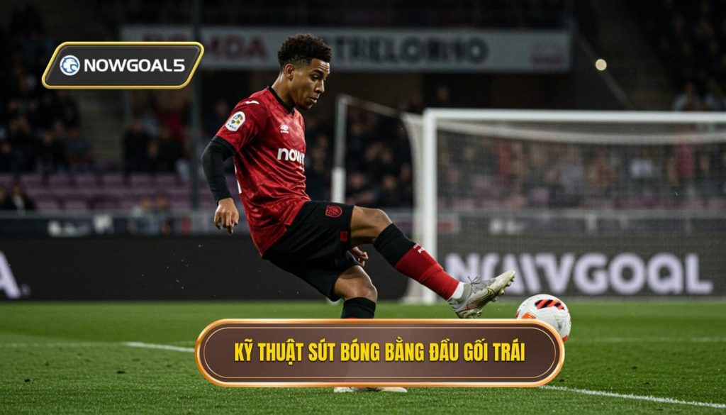 Kỹ thuật sút bóng bằng đầu gối trái