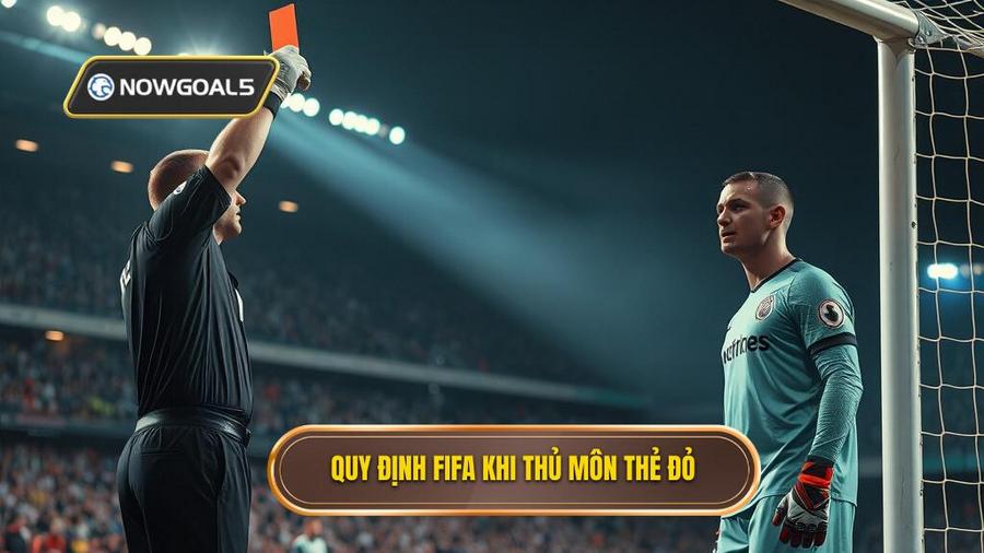 1. Quy định FIFA khi thủ môn thẻ đỏ