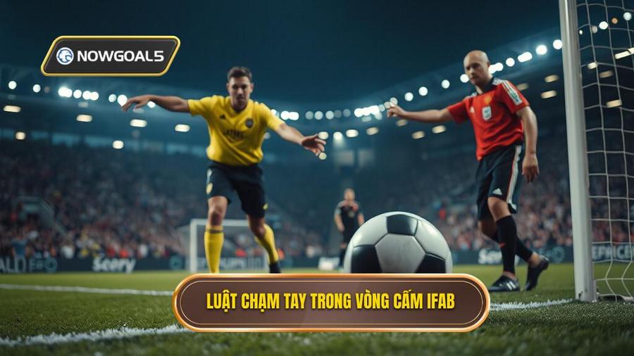 2. Luật chạm tay trong vòng cấm IFAB