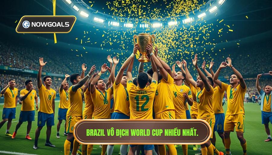 Brazil - Đội vô địch World Cup nhiều nhất mọi thời đại